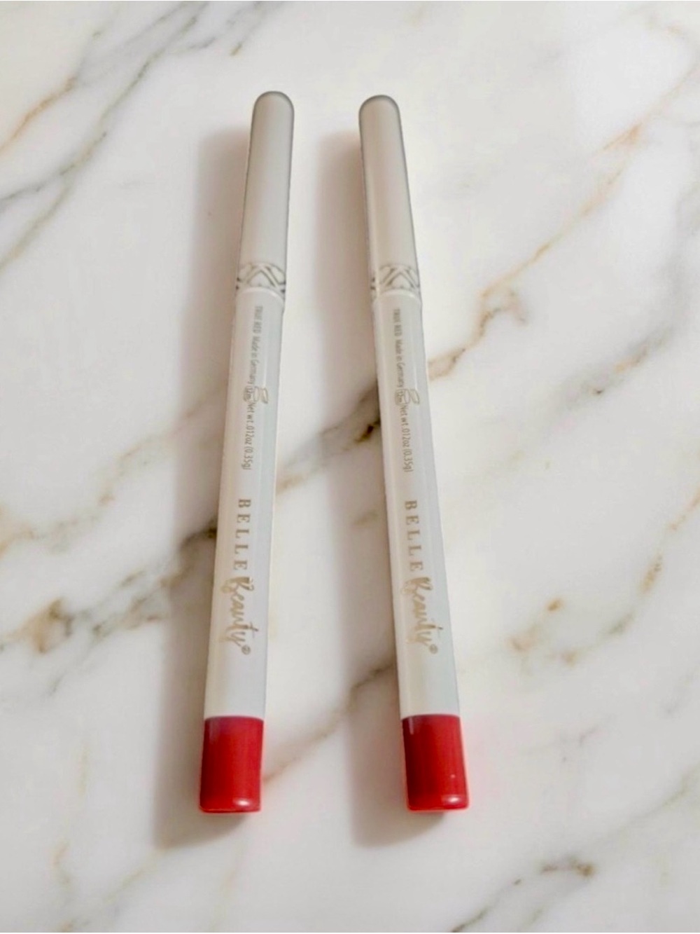 Belle Beauty True Red Kisser Fixer Lip Liner set of 2